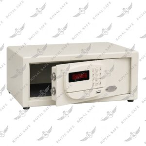 כספת דיגיטלית ממונעת EM-160-CM 8 ק״ג עם דלת חצי פתוחה